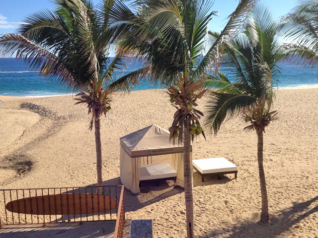 Beach Beds at Vacation Rental in Cabo San Lucas, Mexico