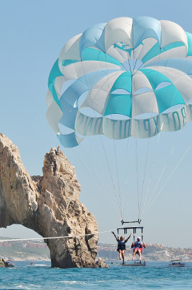 Parasailing in Cabo San Lucas Mexico