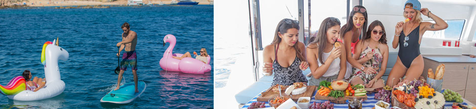 Catamaran Sunset Snorkel and Whale Watching Tours in Cabo San Lucas Mexico