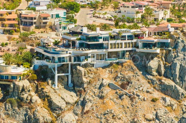 Aerial views over Cabo San Lucas