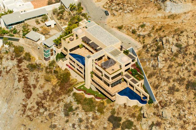 Aerial views over Cabo San Lucas