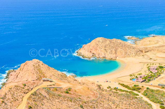 Aerial views over Cabo San Lucas