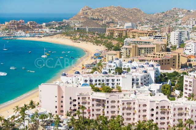 Aerial views over Cabo San Lucas