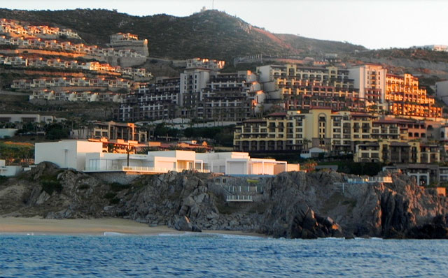 Los Cabos view of the mansions in Pedregal, Cabo San Lucas