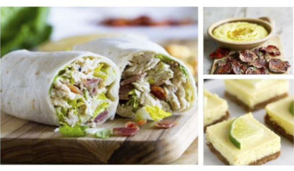 chicken caesar wrap