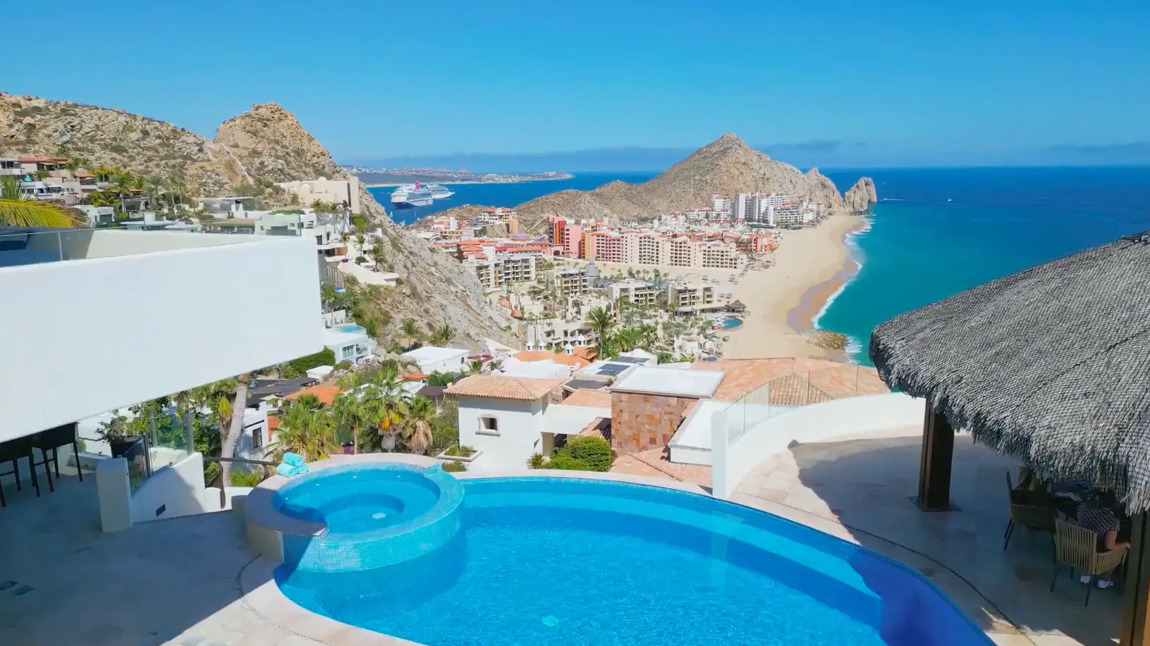 Cabo Villas homepage hero video first frame