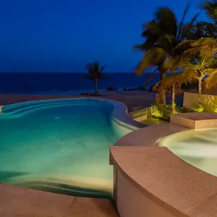 11casa keller pool night4