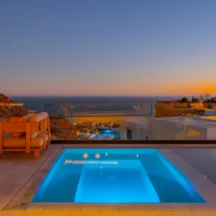 12 calimigos pool evening 2