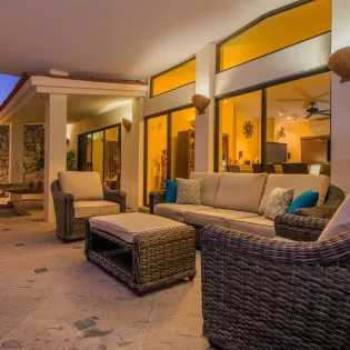 16 sitting area villa costa brava