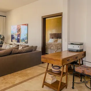 16 villa golondrina living room desk