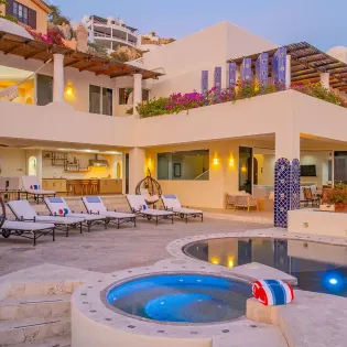 2 villa perla pool terrace