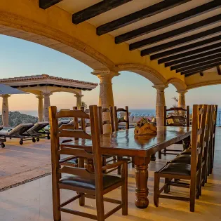 29 villa estrella terrace dining