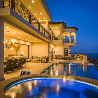 36 villa maria bonita nightpoolside