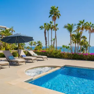 36 villas costa brava poolside