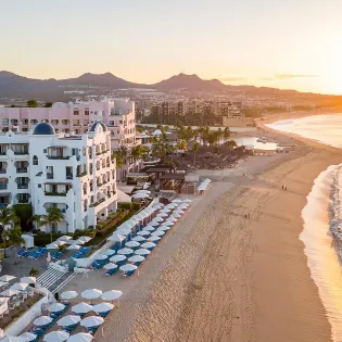 4 pueblo bonito los cabos  beach aerial