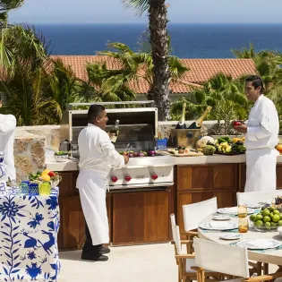 5 villa one palmilla outdoor dining