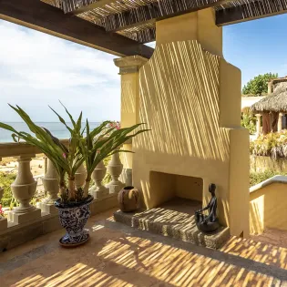 65 villa mariposa fireplace