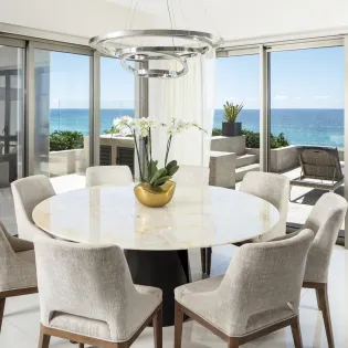 9 dining area garza blanca 3 bedroom oceanfront penthouse