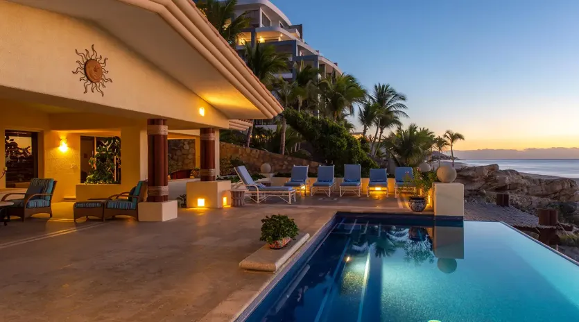 1 villa de la playa pool