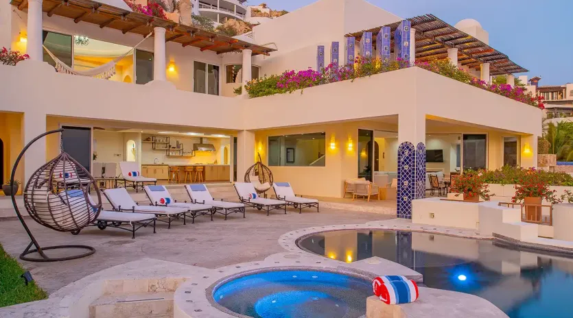 2 villa perla pool terrace