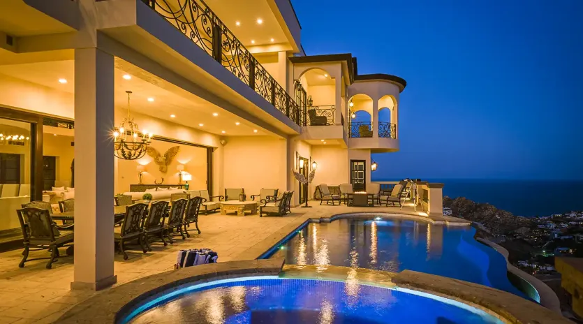 36 villa maria bonita nightpoolside