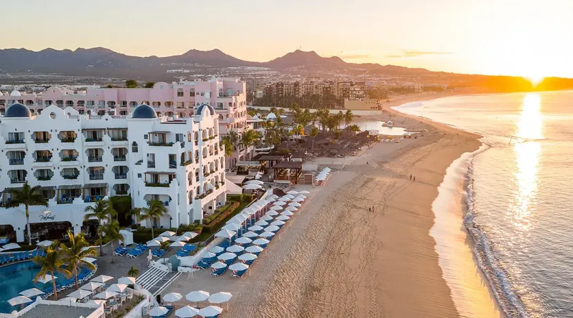 4 pueblo bonito los cabos  beach aerial