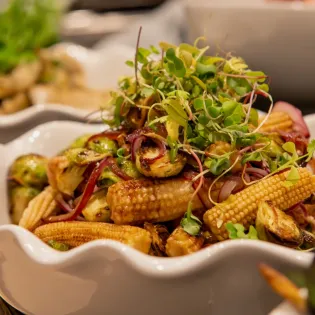 chilli lime baby corn