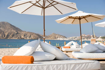 Beach Beds at ME Cabo Resort	