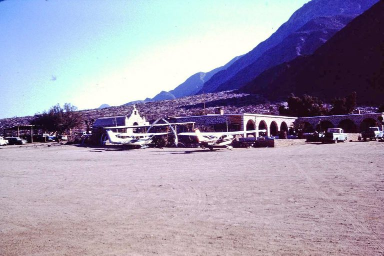 Historic photograph of Bahia de los Angeles - Baja California, Mexico in 1972	