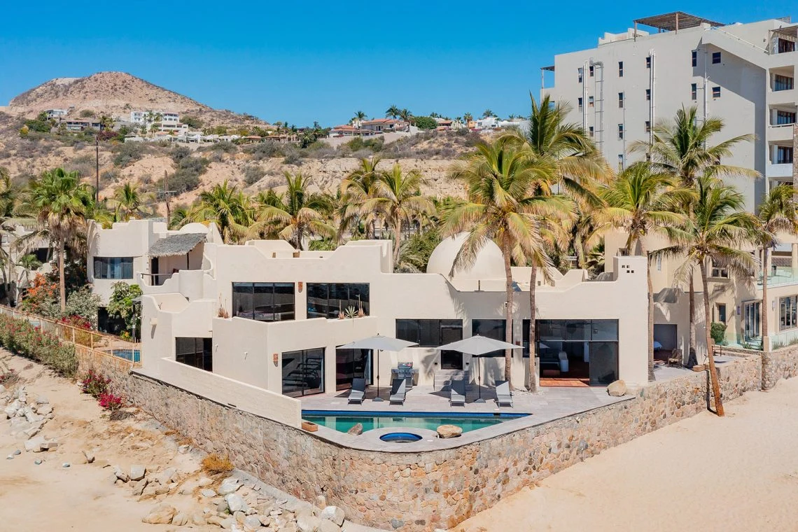 Cabo San Lucas Beachfront Surf Vacation Rental Overlooking Zippers Costa Azul Surfing Break	