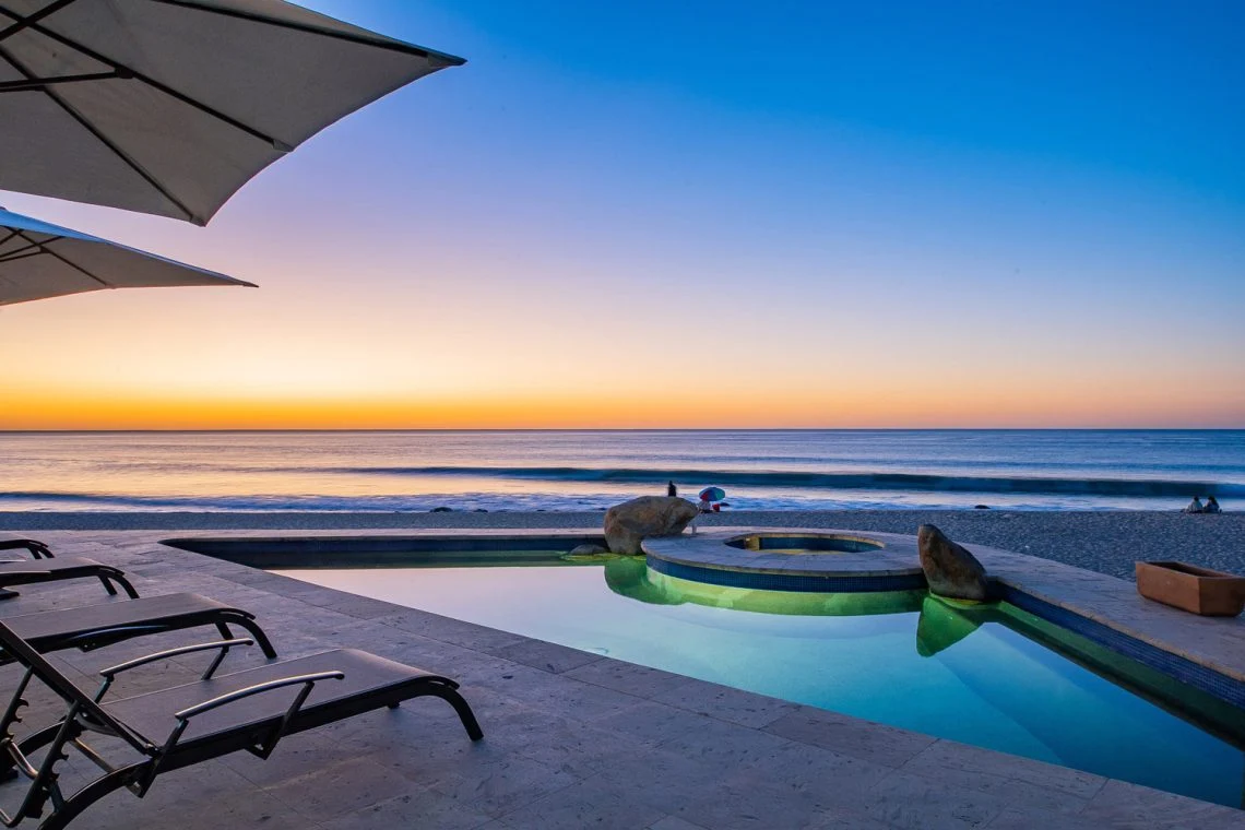 Cabo San Lucas Beachfront Surf Vacation Rental Overlooking Zippers Costa Azul Surfing Break	