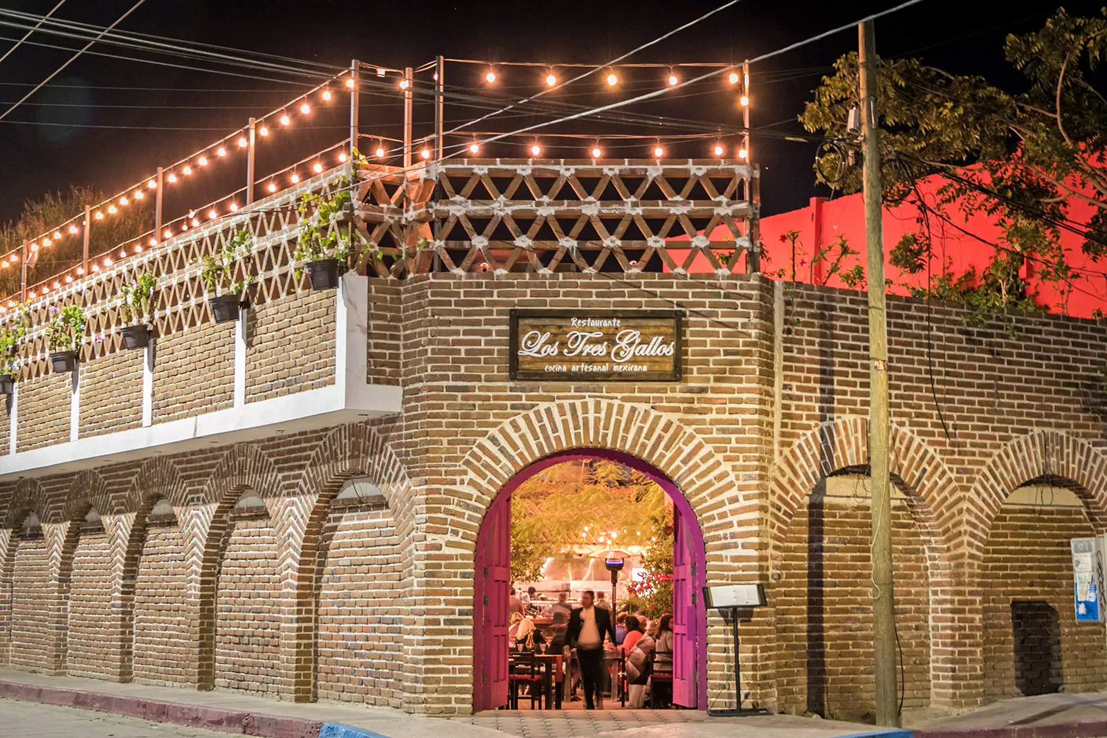 Los Tres Gallos Restaurant in Cabo San Lucas serves authentic Mexican cuisine	