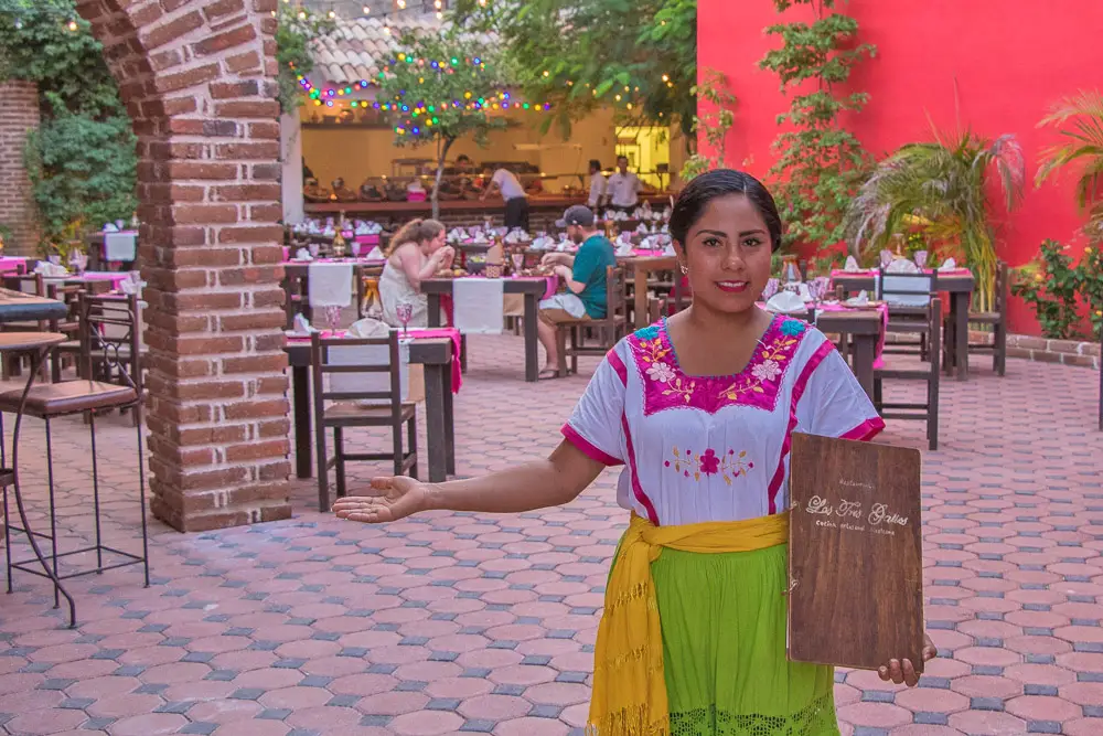 Los Tres Gallos Restaurant in Cabo San Lucas serves authentic Mexican cuisine	