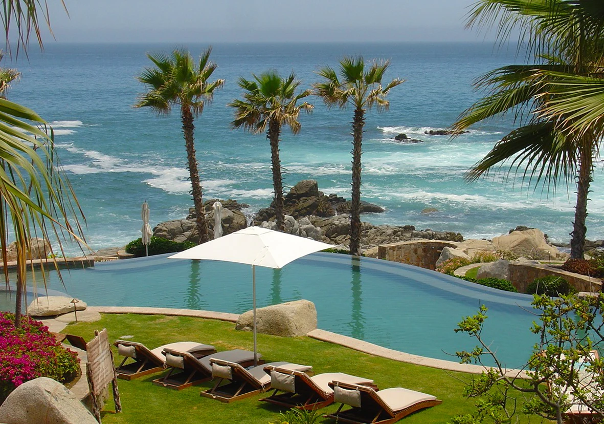 Punta Ballena Beach Club in Los Cabos Mexico is available to guests of select vacation rentals	