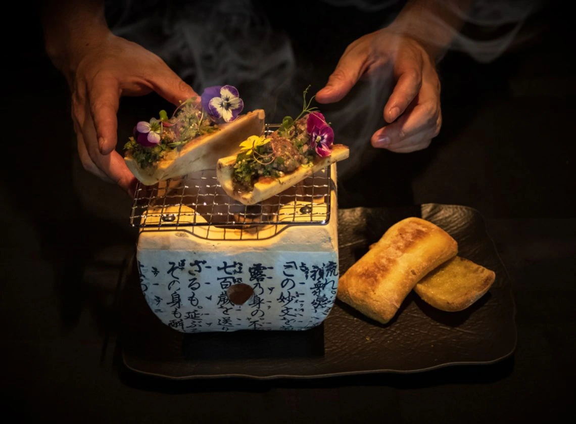 Ardea Steakhouse fine dining restaurant at Nobu Los Cabos in Cabo San Lucas Mexico	
