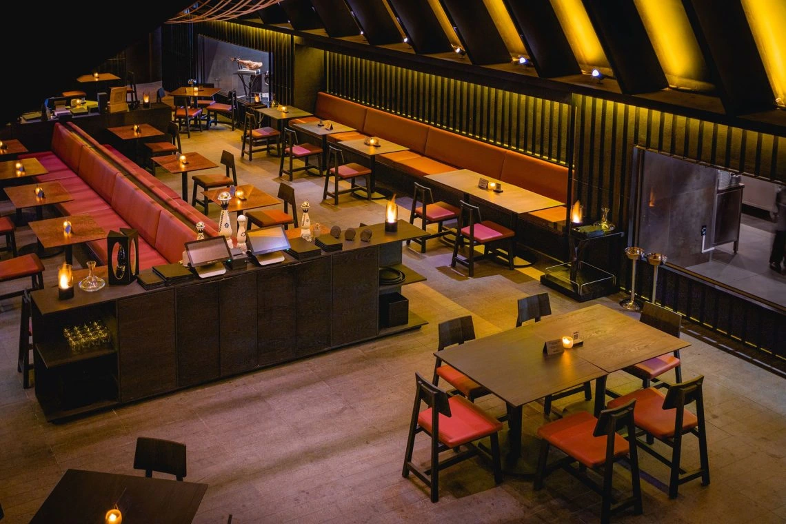 Ardea Steakhouse fine dining restaurant at Nobu Los Cabos in Cabo San Lucas Mexico	