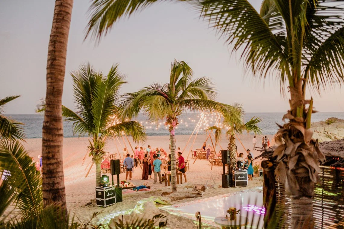 Private vacation rental Cabo San Lucas Beachfront Luxury Villa Birthday Party Celebration	
