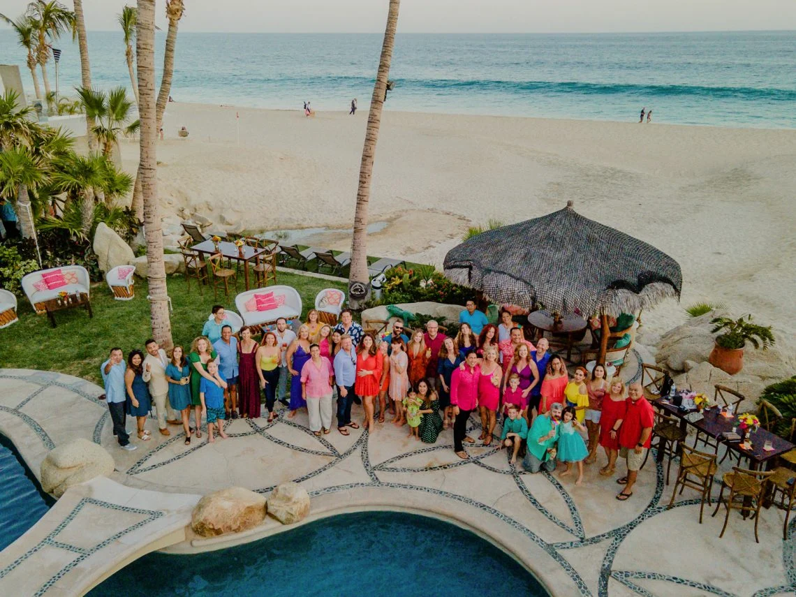 Private vacation rental Cabo San Lucas Beachfront Luxury Villa Birthday Party Celebration	
