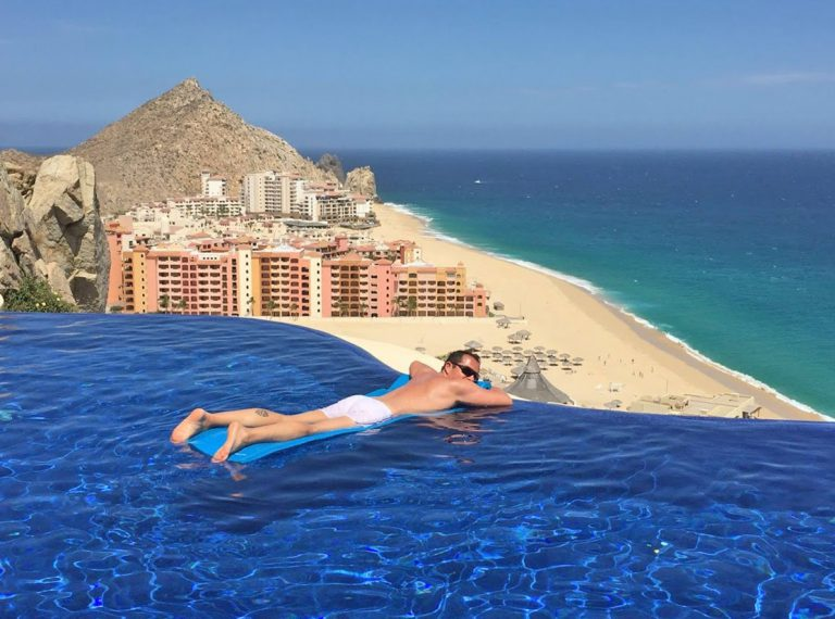 Guest blogger Ray Delgado at luxury vacation rental Villa Bellissima in Cabo San Lucas, Mexico	