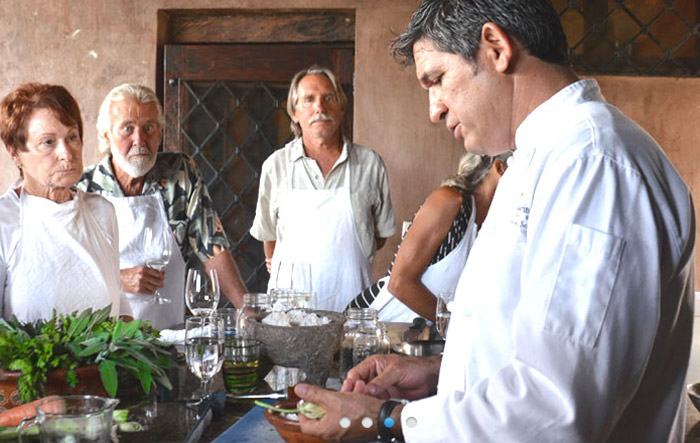 Los Tamarindos offers a variety of exciting cooking classes	