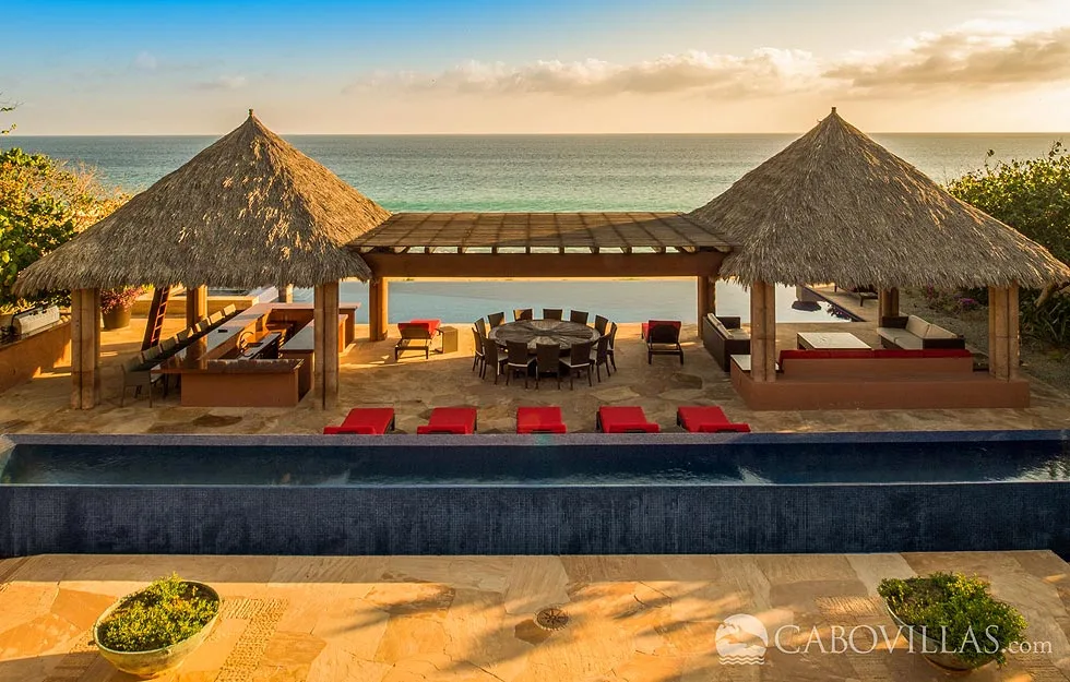 Luxurious Villa Tranqulidad is a beachfront vacation rental in Los Cabos	