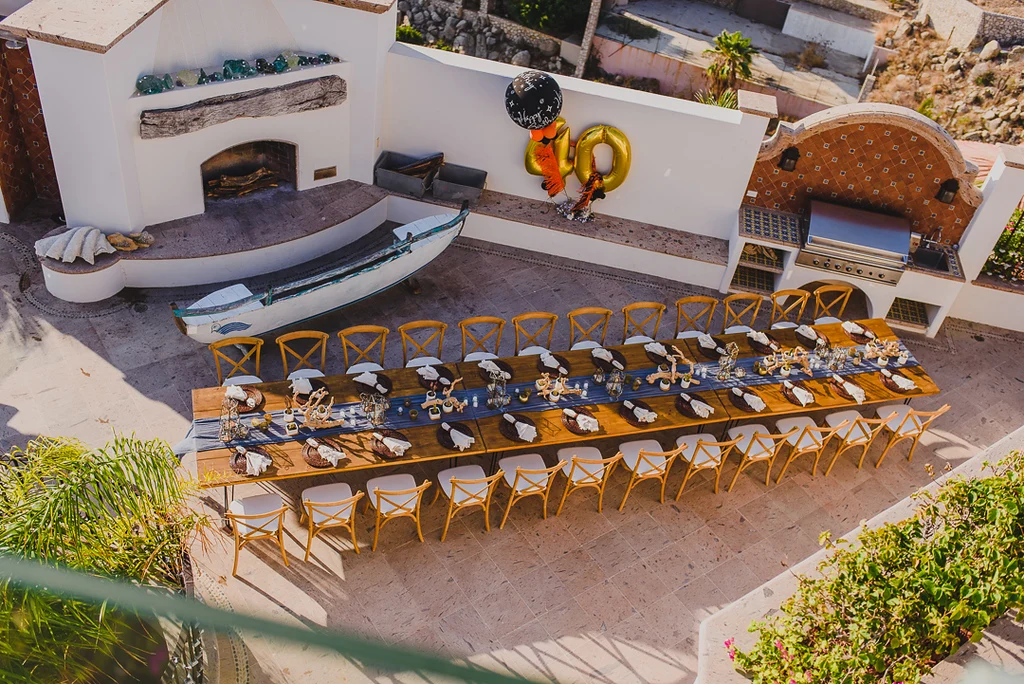 Fabulous 40th birthday party in private vacation rental Villa Turquesa in Cabo San Lucas Mexico	