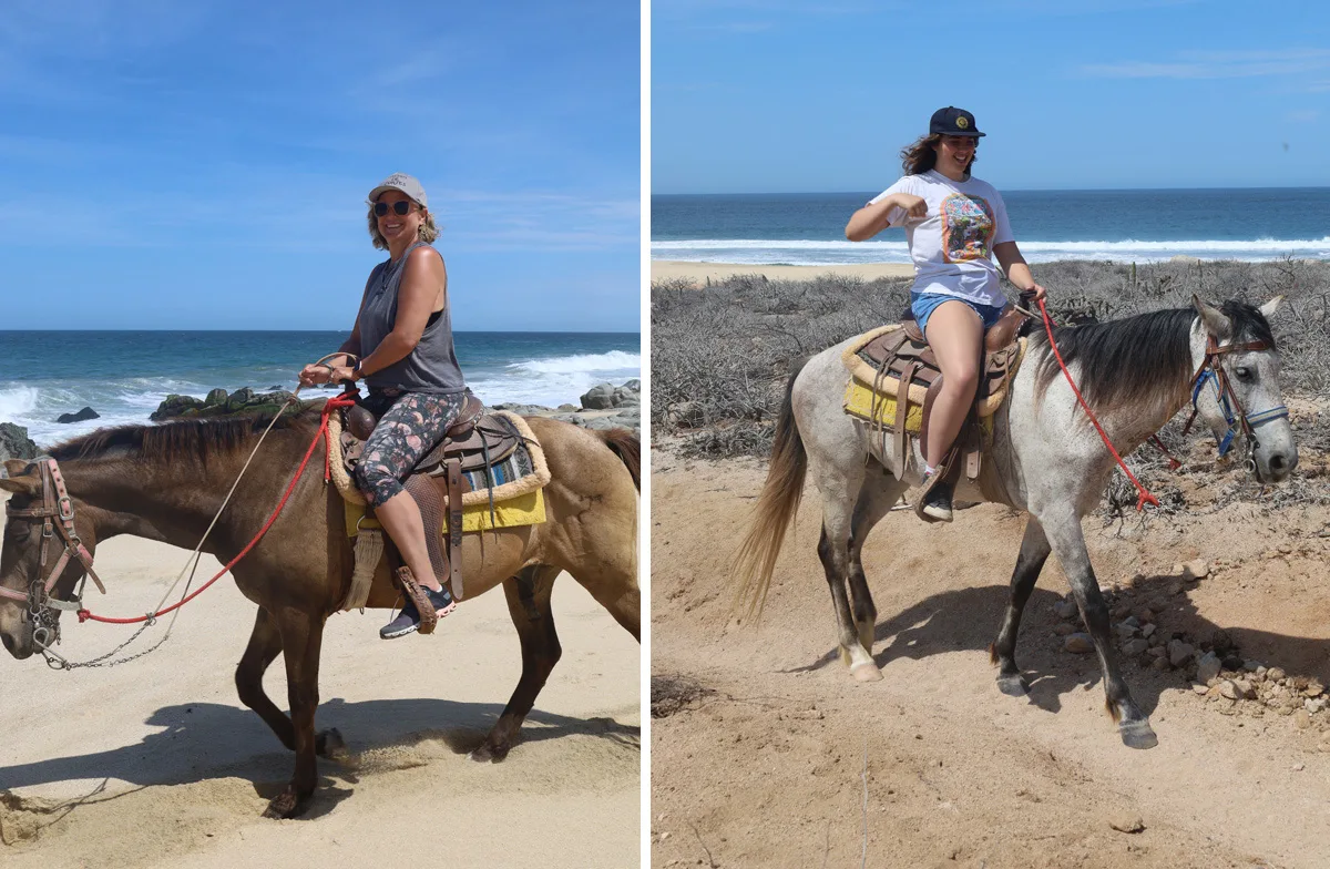 Beach Horseback riding in Los Cabos Mexico with Rancho Carisuva	