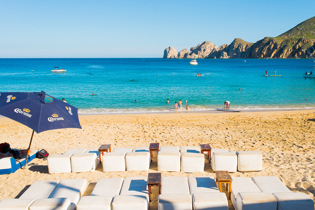 Médano Beach in Cabo San Lucas Mexico Hurricane Odile Recovery	