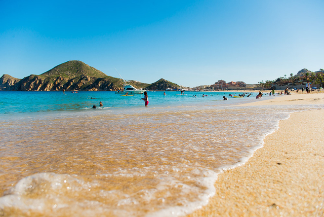 Médano Beach in Cabo San Lucas Mexico Hurricane Odile Recovery	