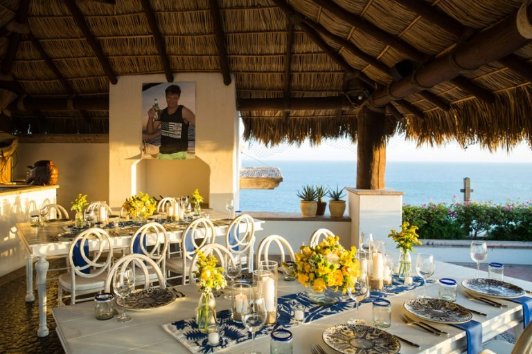 Birthday party at luxury vacation rental in Cabo San Lucas Mexico	