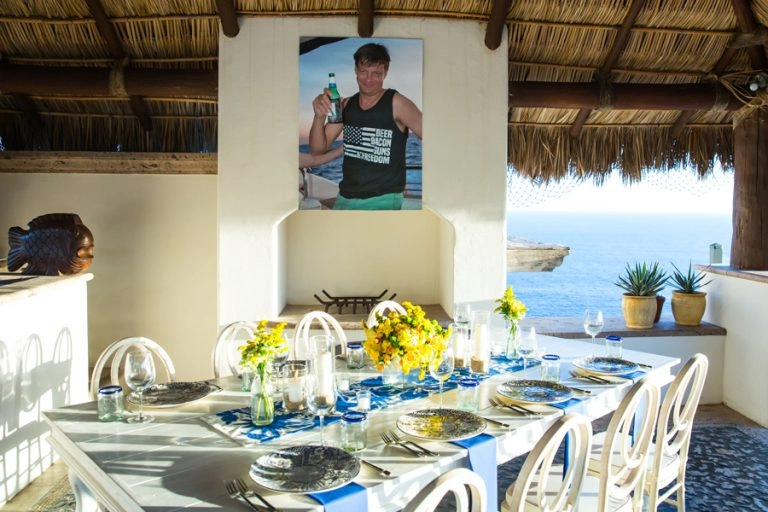 Birthday party at luxury vacation rental in Cabo San Lucas Mexico	