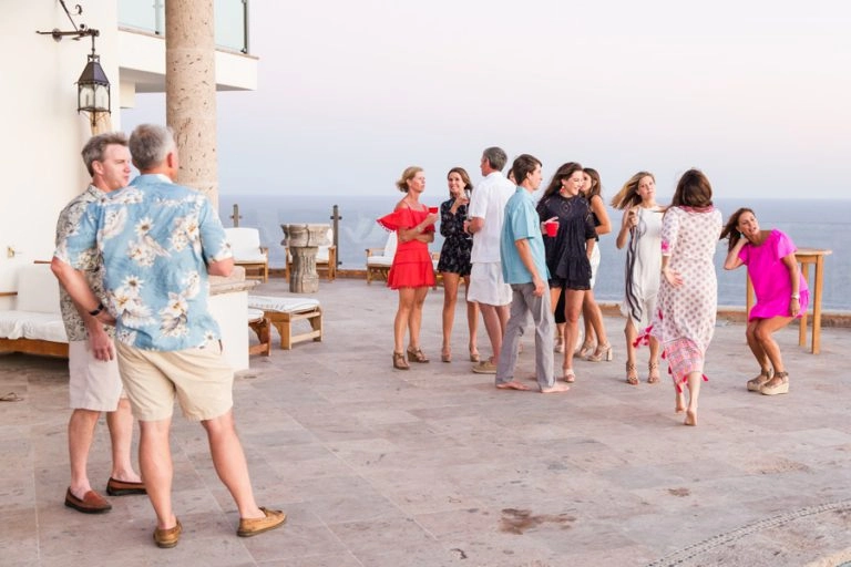 Birthday party at luxury vacation rental in Cabo San Lucas Mexico	
