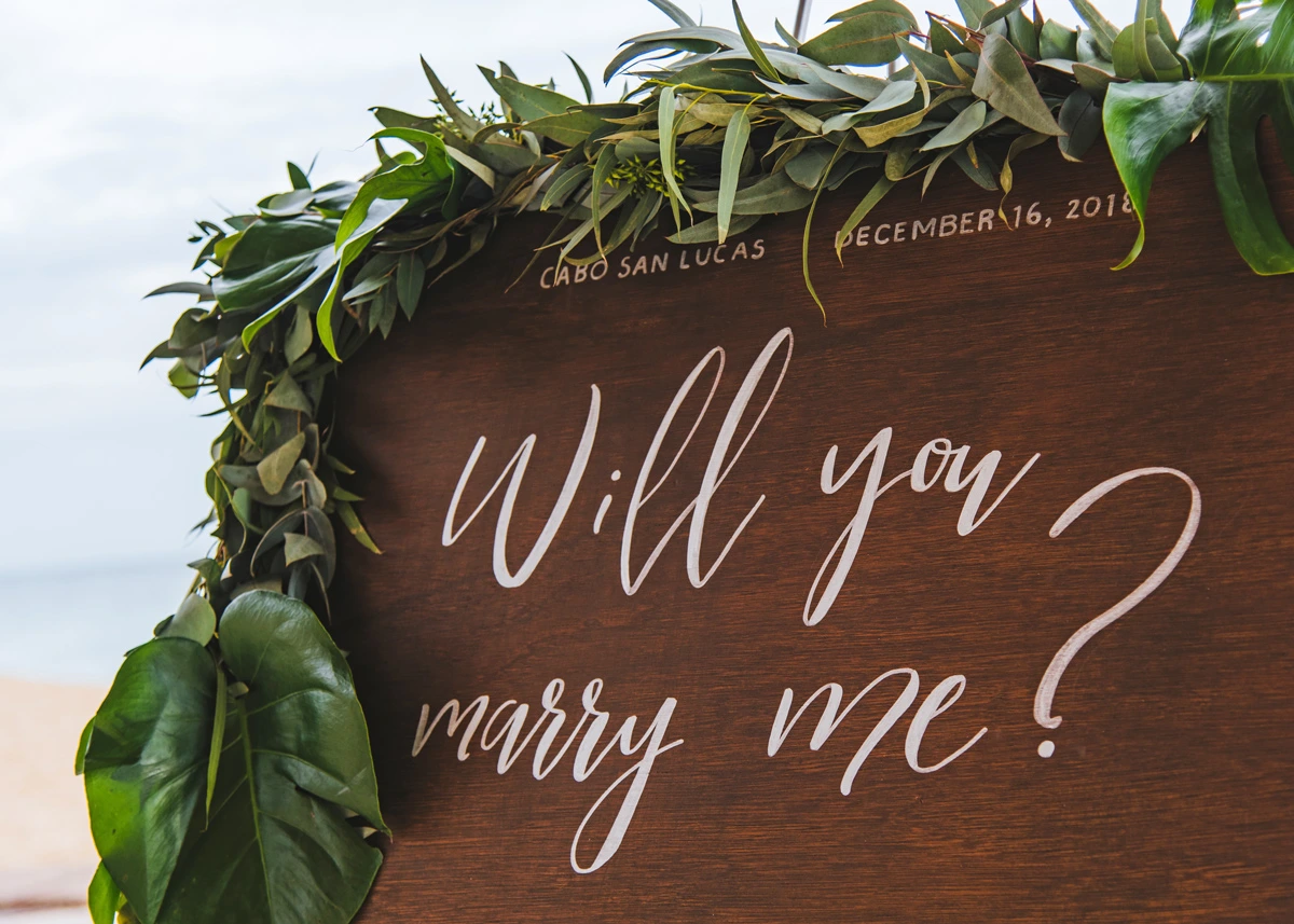 Engagement Proposal in Cabo San Lucas Mexico	