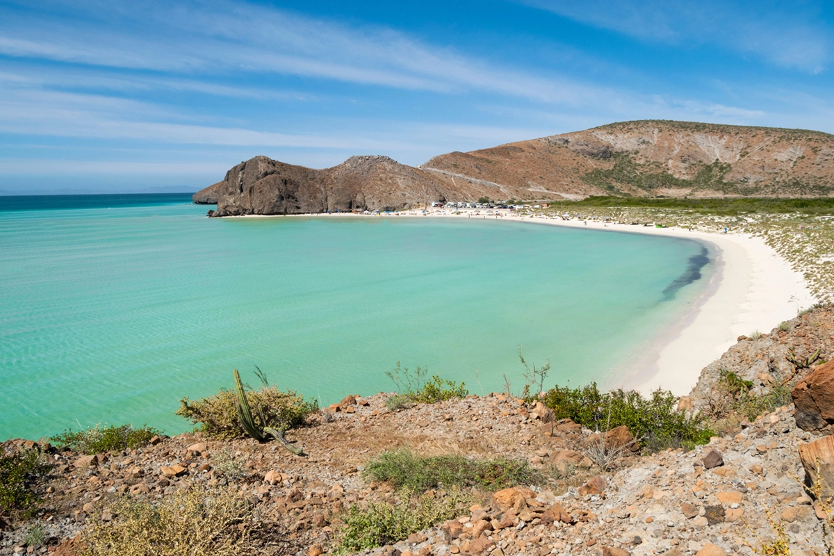 Balandra Beach in Baja California Sur Mexico	
